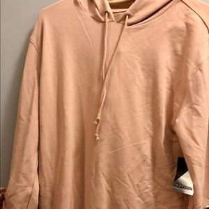 Peach/pink long pullover